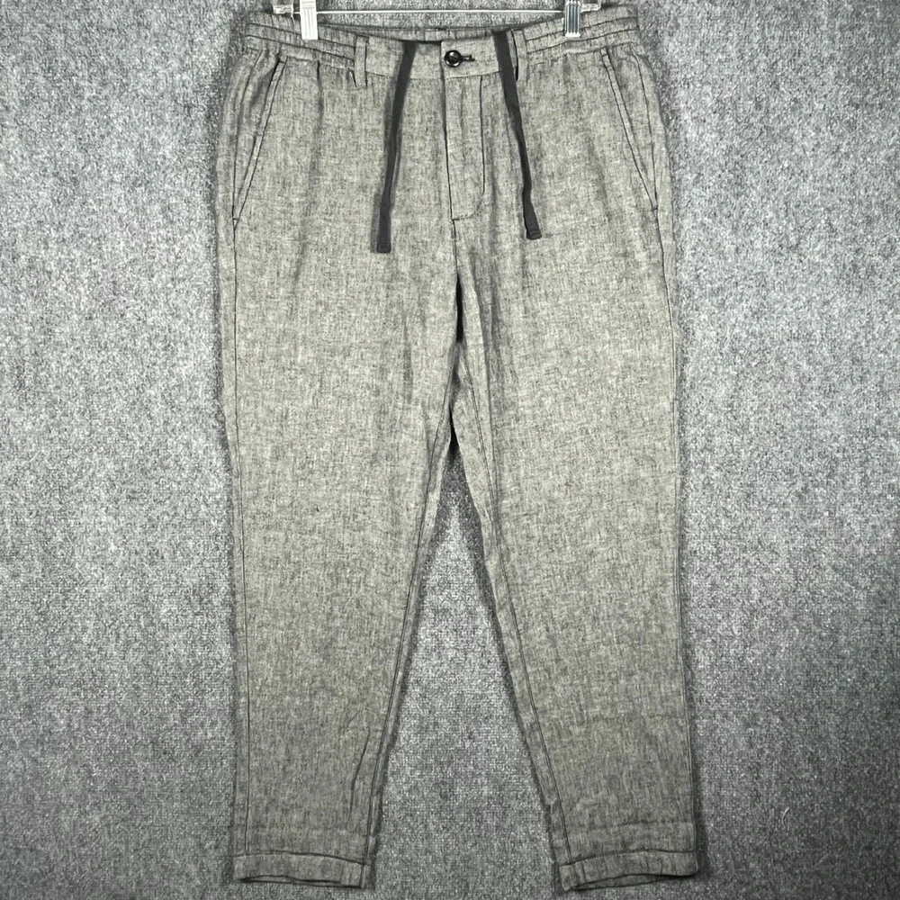Banana Republic Men's Gray Drawstring Chinos